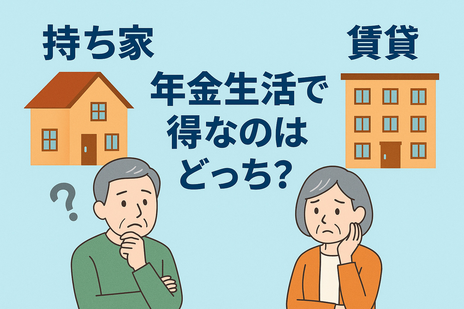 持ち家か賃貸か。年金生活で選ぶならどちらが“本当に得”なのか? - 副収入の扉